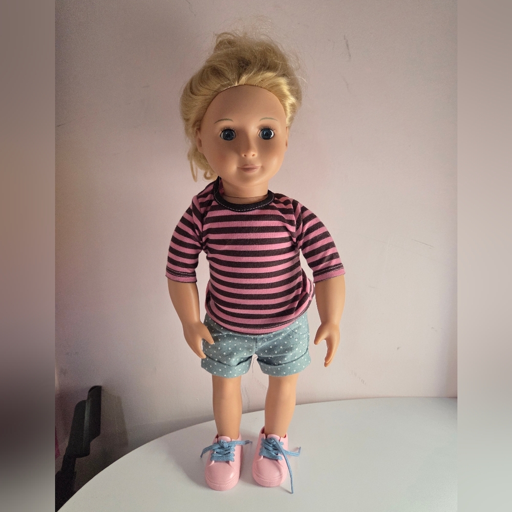 Our Generation 18inch Doll, Blonde, Shoes And Outfit